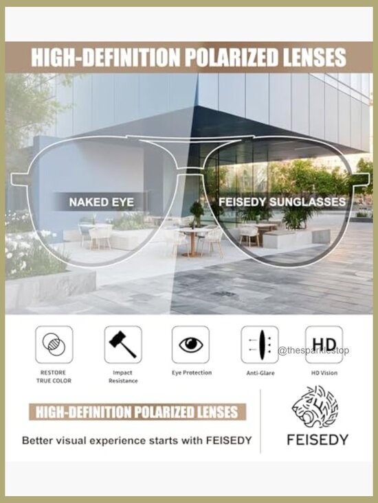 Retro Polarized Aviator Sunglasses with Classic Style